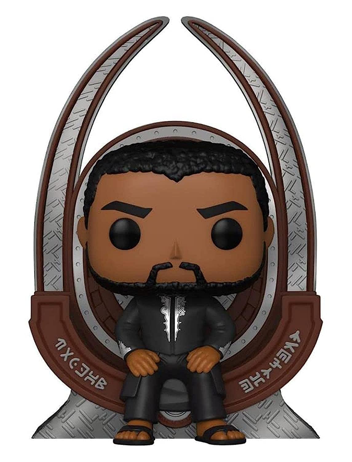 Funko Pop! Deluxe Marvel: Black Panther Legacy S1 - T'Challa on Throne (Edición Especial) #1113 Figura de Vinilo