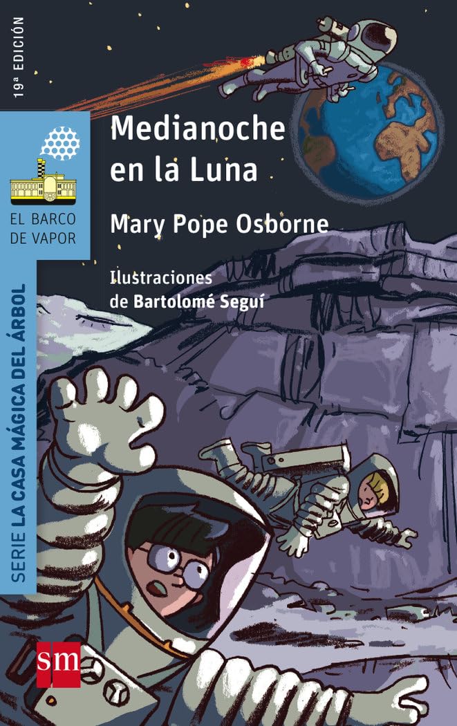 Libro: Medianoche en la Luna (El Barco de Vapor Azul)