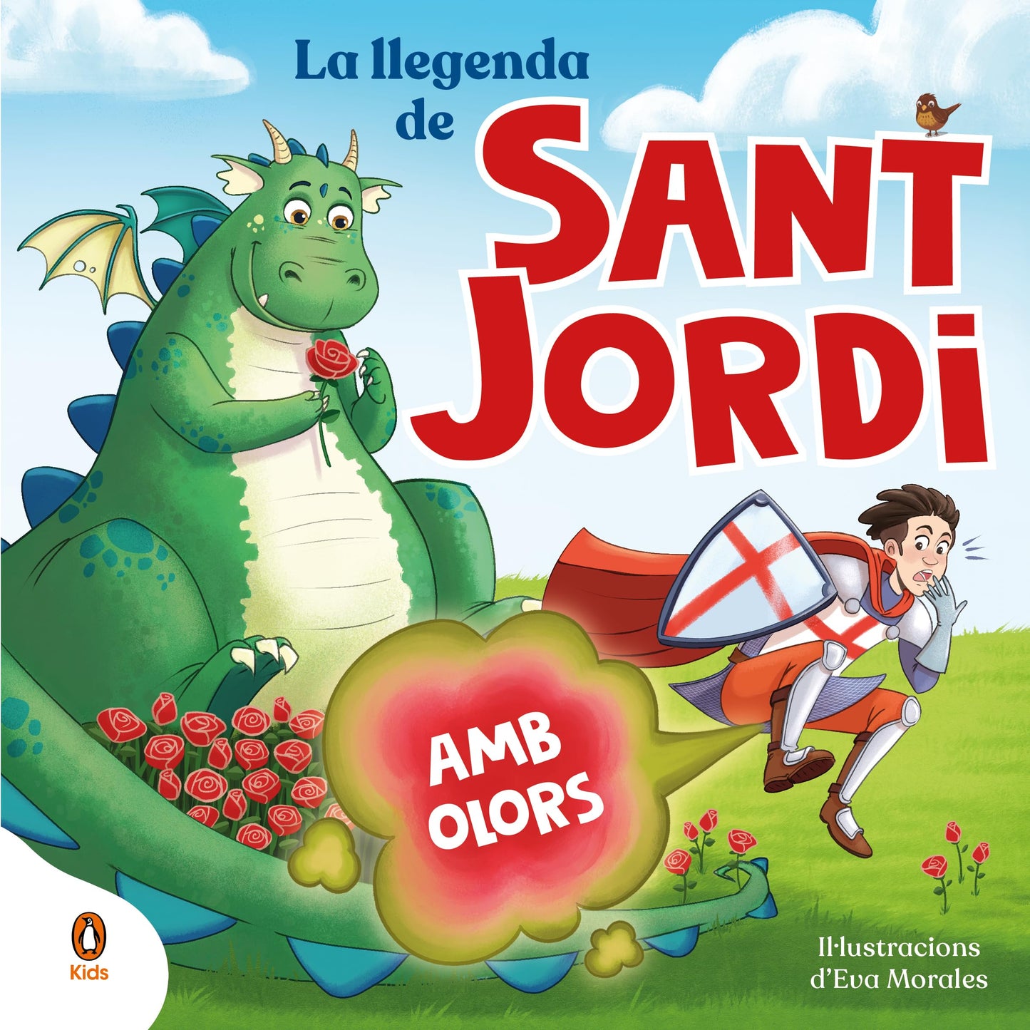 Libro: La llegenda de Sant Jordi (amb olors)