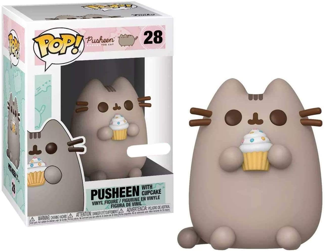 Funko Pusheen POP Figura de Vinilo | Pusheen with Cupcake