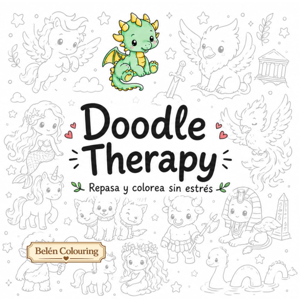 Doodle Therapy: Repasa y colorea sin estrés