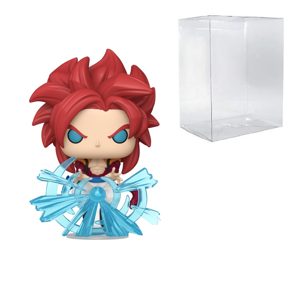 Funko Pop: POP! Animation: Dragon Ball GT - Super Saiyan 4 Gogeta Chase #2074 Bundled with Compatible Box Protector Case