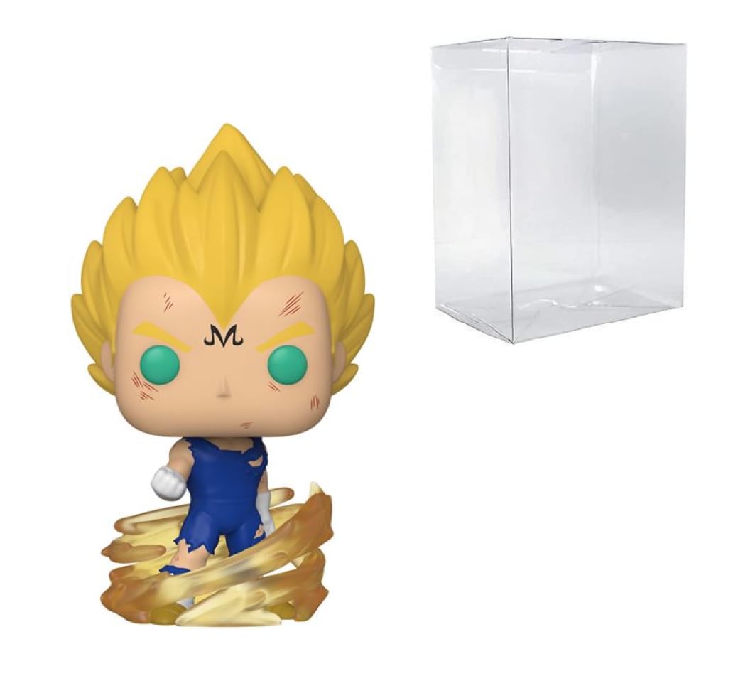 Funko Pop: POP! Dragon Ball Z- Majin Vegeta #862 Bundled with Compatible Box Protector Case