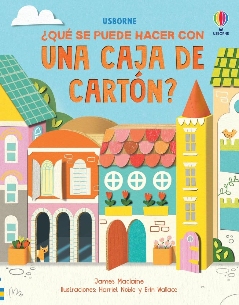 Libro: ¿Qué se puede hacer con una caja de cartón? (Mis inventos de papel)