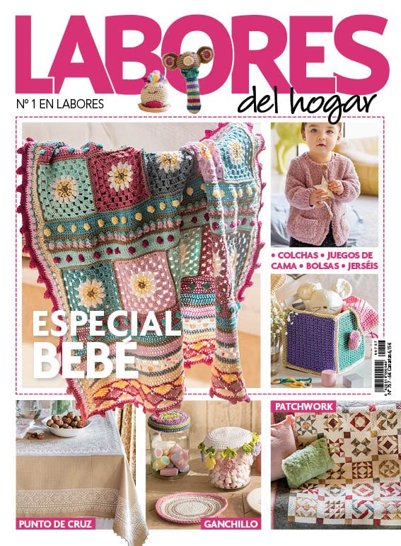 Libro: Revista Labores #757 | Especial Bebé: bordado, punto de cruz, ganchillo, patchwork