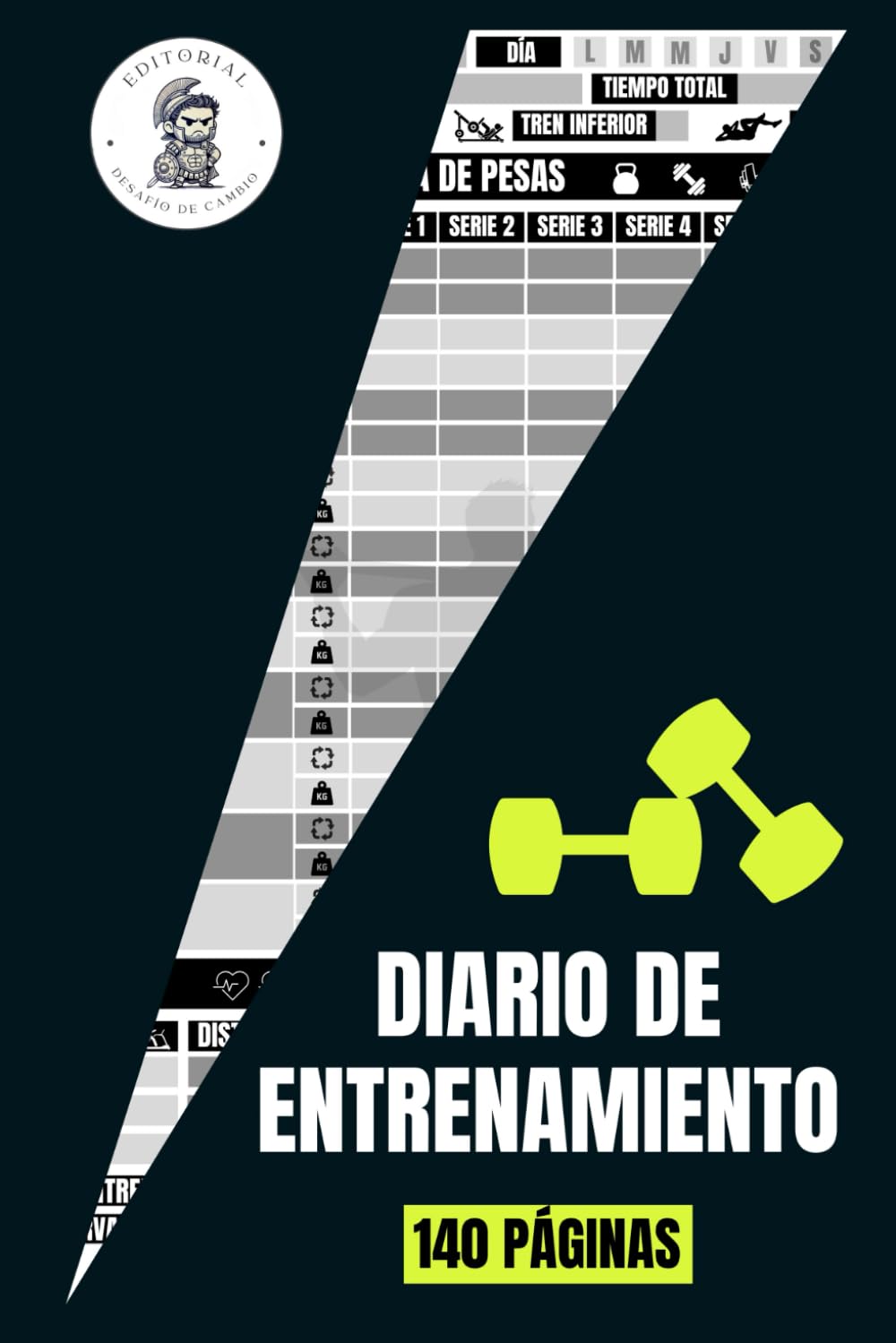 Libro: Diario de entrenamiento: El Cuaderno de Entrenamiento Ideal para el Gimnasio o Entrenamiento en Casa. Registra tu Progreso en Musculación, ... para Mejorar tu Rendimiento | 140 Páginas