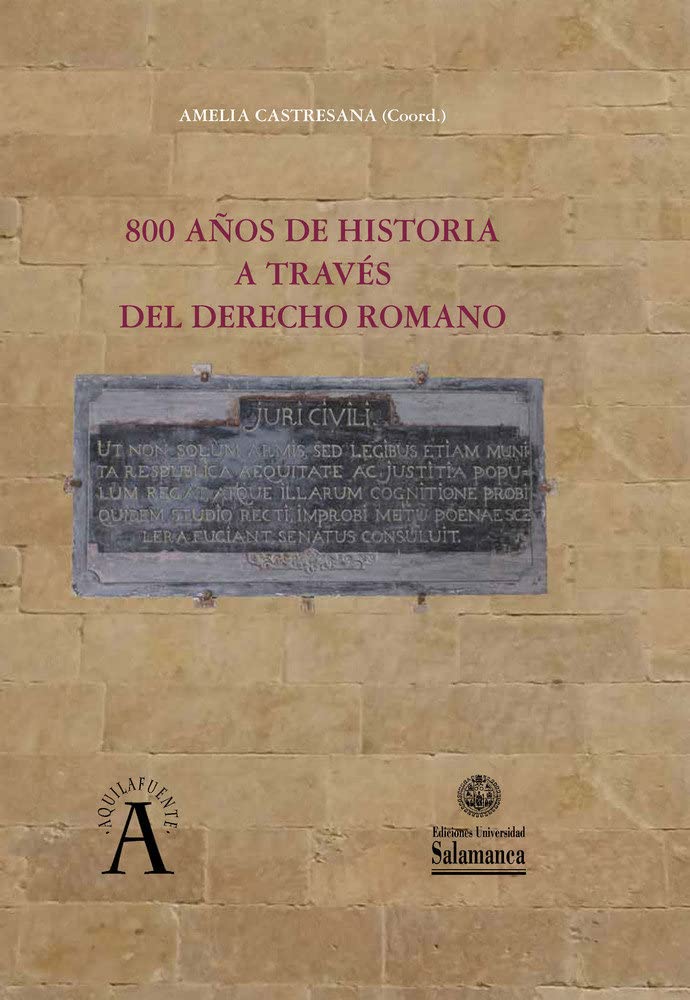 Libro: 800 años de historia a través del derecho romano