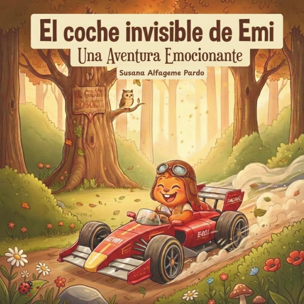 Libro: El coche invisible de Emi: Una aventura emocionante (Las emociones de Emi: Guía de cuentos para entrenar la inteligencia emocional)
