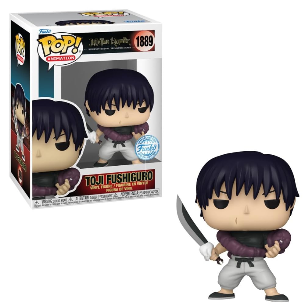 Funko Pop: Figura Funko Pop Animation Jujutsu Kaisen Toji Fushiguro with Chase Modèle aléatoire