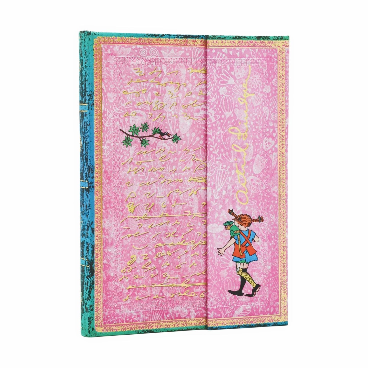 Libro: Astrid Lindgren, Pippi Longstocking Midi Unlined Hardcover Journal, 144pg, 120GSM by Paperblanks (Embellished Manuscripts Collection)