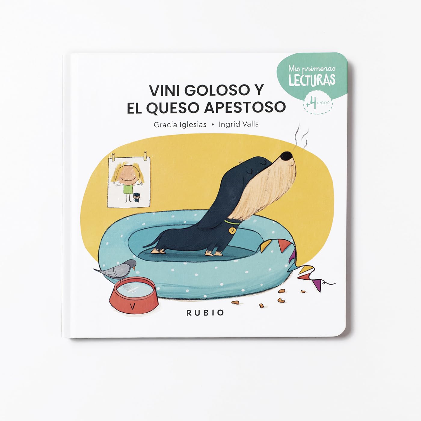 Libro: Cuento Vini goloso y el queso apestoso | +4 años. Mayúsculas | Cuento que pone en valor la curiosidad y la perseverancia | RUBIO Diseñado para leer en voz alta | Gracia Iglesias