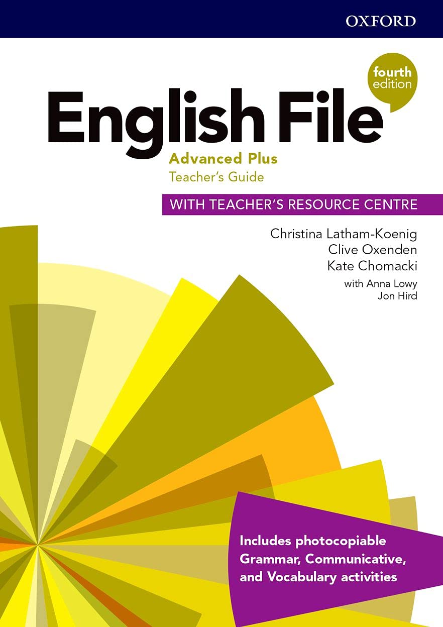 Libro: English File 4th Edition Advance Plus Teacher's Guide with Teacher's Resource Centre