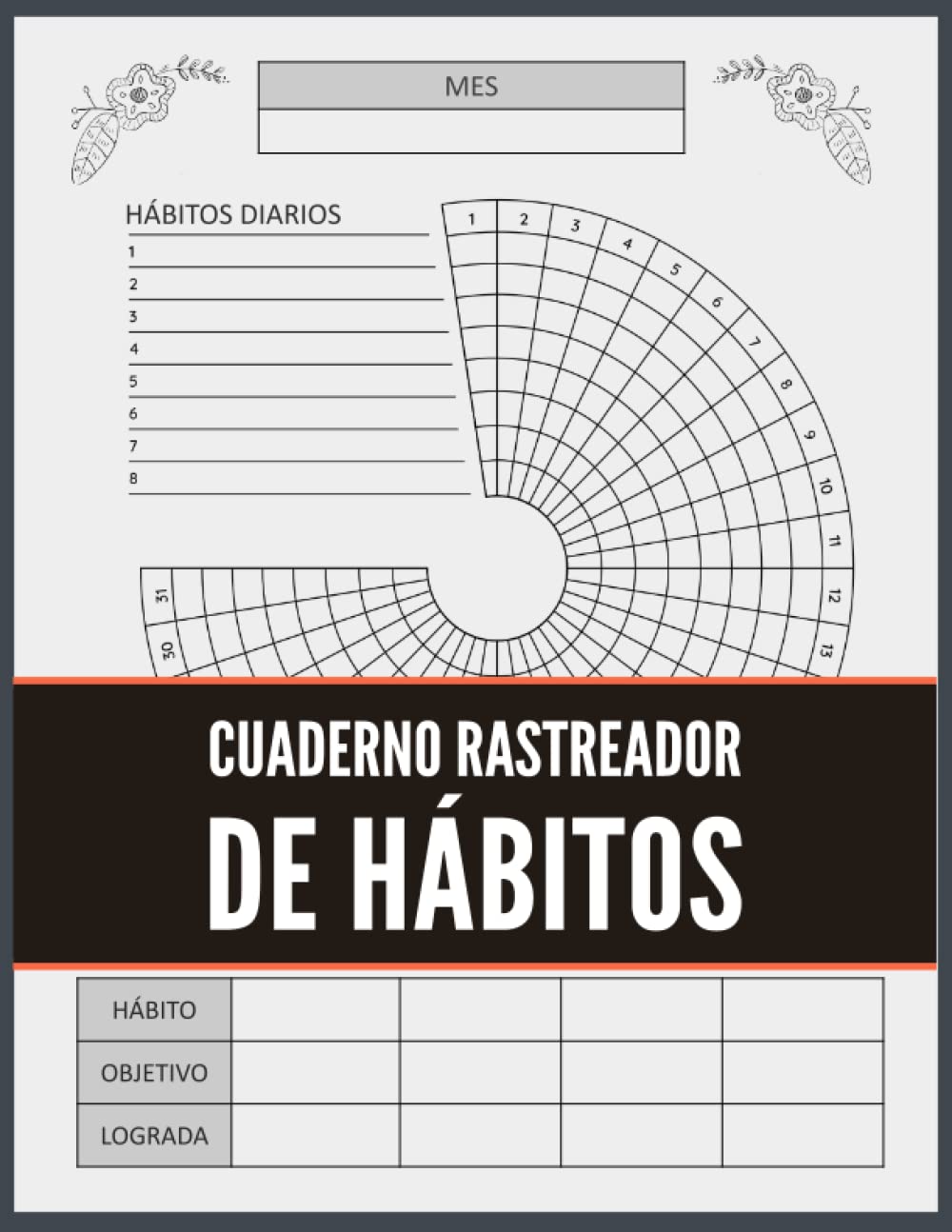 Libro: Cuaderno Rastreador de Hábitos: Diario de seguimiento de hábitos. Hábitos Diarios. 120 Páginas con trackers.