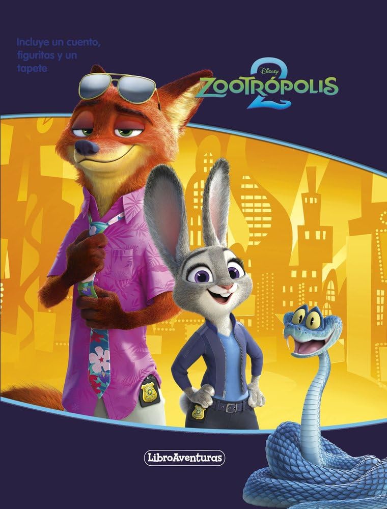Libro: Zootrópolis 2. Libroaventuras: Incluye un cuento, figuritas y un tapete