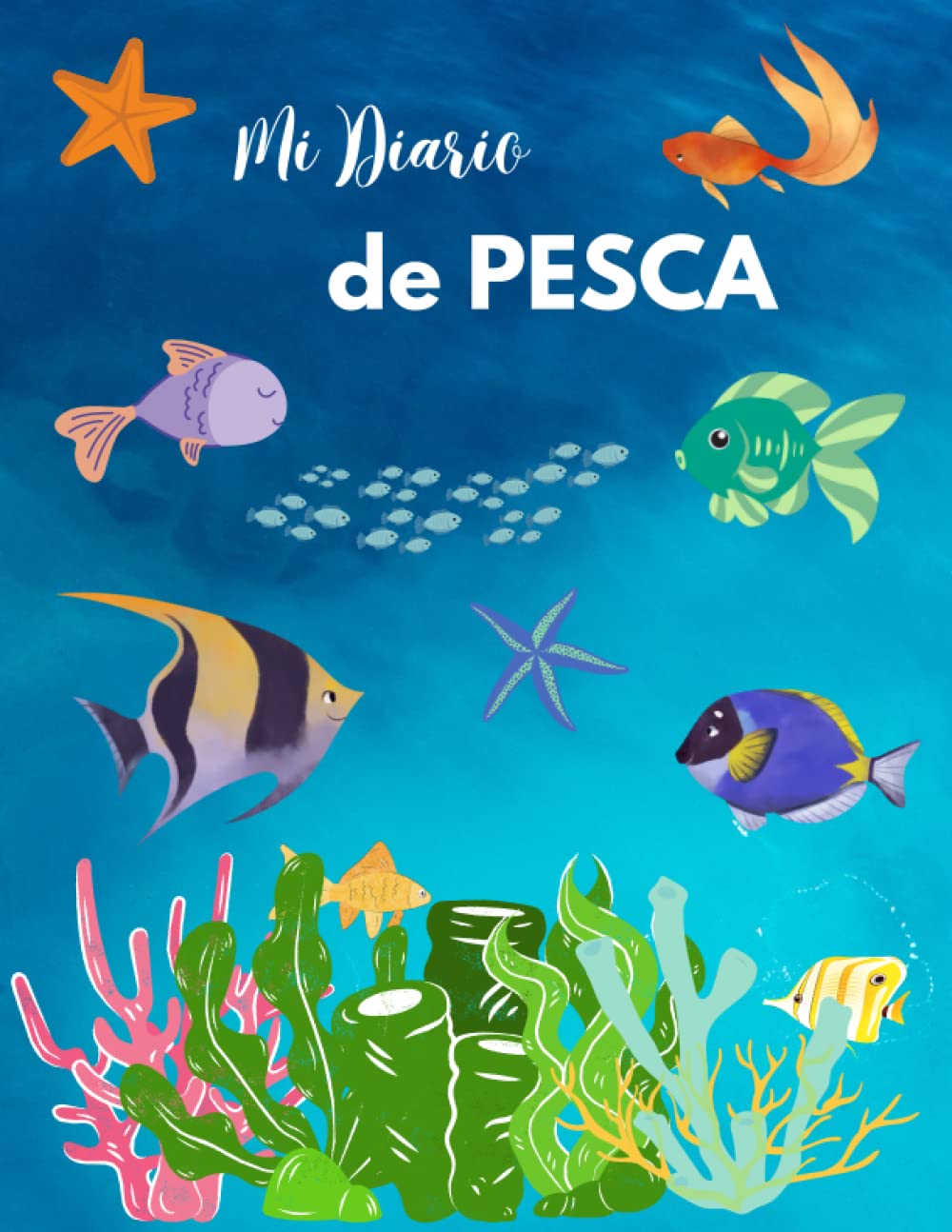 Libro: DIARIO DE PESCA PARA NIÑOS: Cuaderno de pesca con pasatiempos, dibujos y curiosidades. Registra tus especies y difruta jugando y aprendiendo (Spanish Edition)