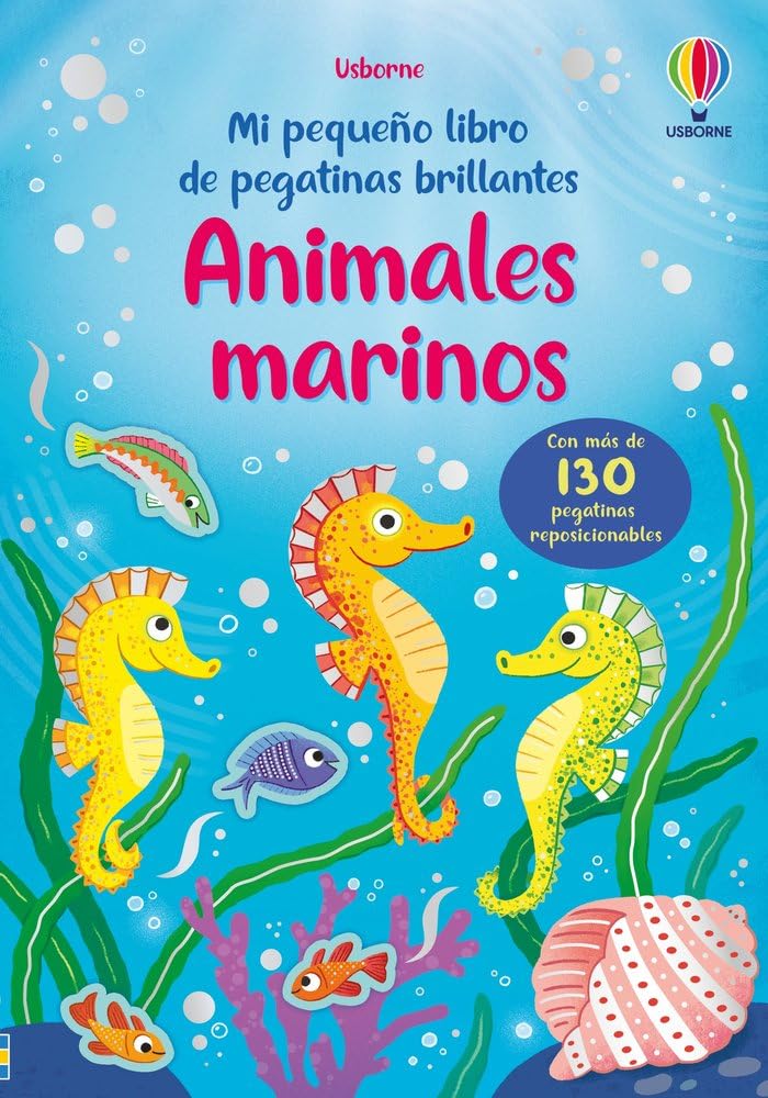 Libro: Animales marinos (Mi pequeño libro de pegatinas brillantes)