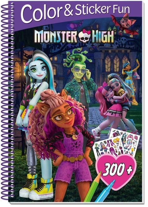 Libro: Monster High (3D Lenticular) (Color & Sticker fun)