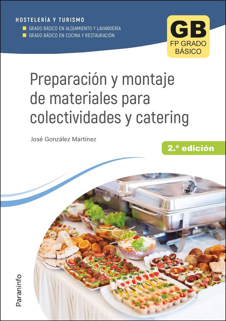 Libro: Preparación y montaje de materiales para colectividades y catering 2.ª ed.