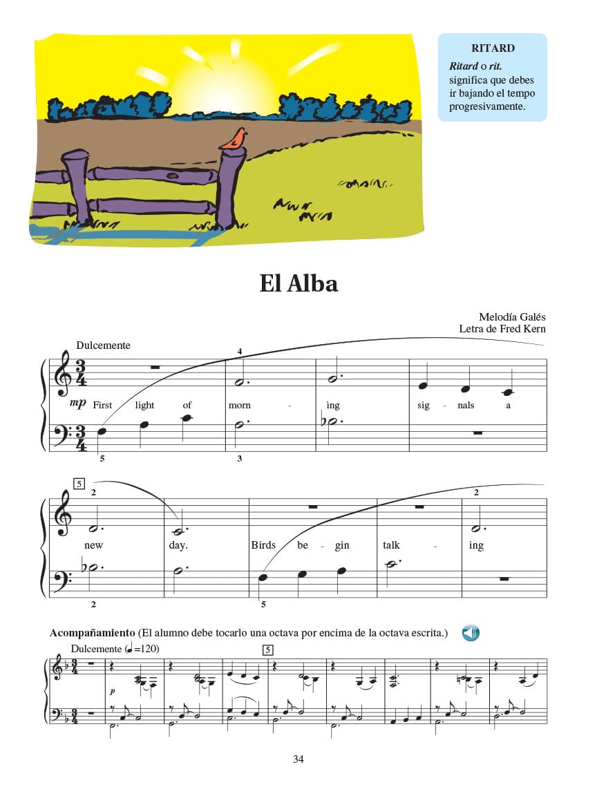 Libro: Lecciones de Piano 2 Piano (incluye accesos a audio y midi)