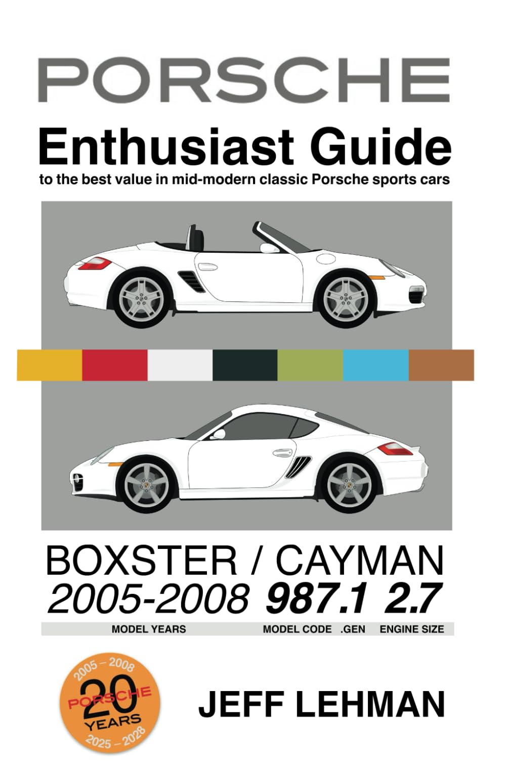 PORSCHE Enthusiast Guide Boxster / Cayman 2005-2008 987.1 2.7