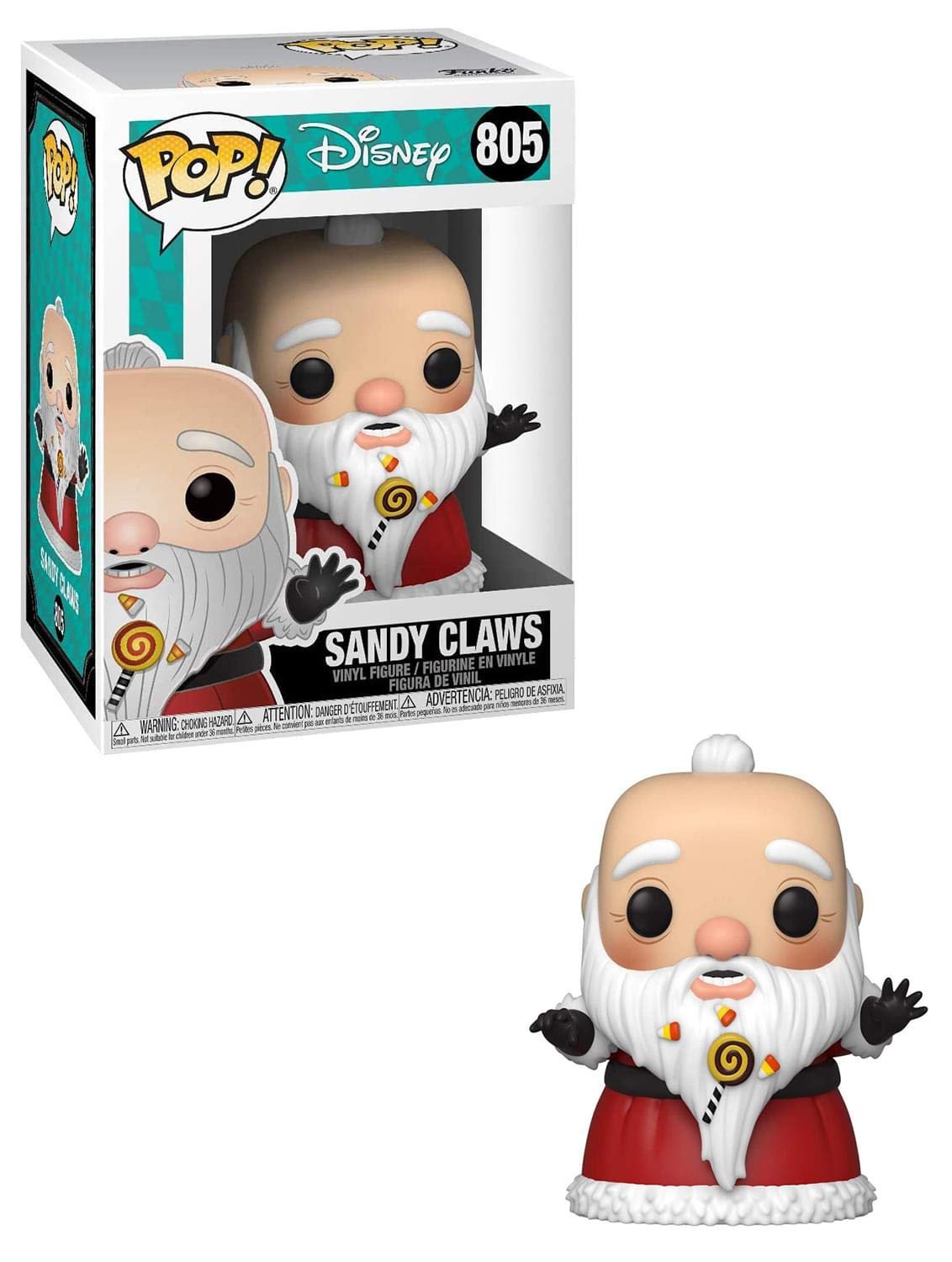 Funko Pop! Disney: The Pesadilla Antes de Navidad - Sandy Claws Figura de Vinilo