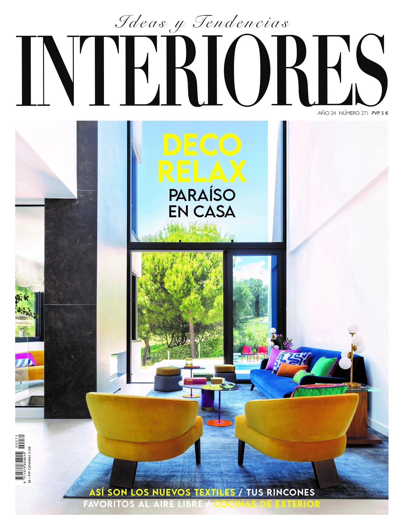 Libro: Revista Interiores #271 | Deco relax. Paraíso en casa (Decoración)