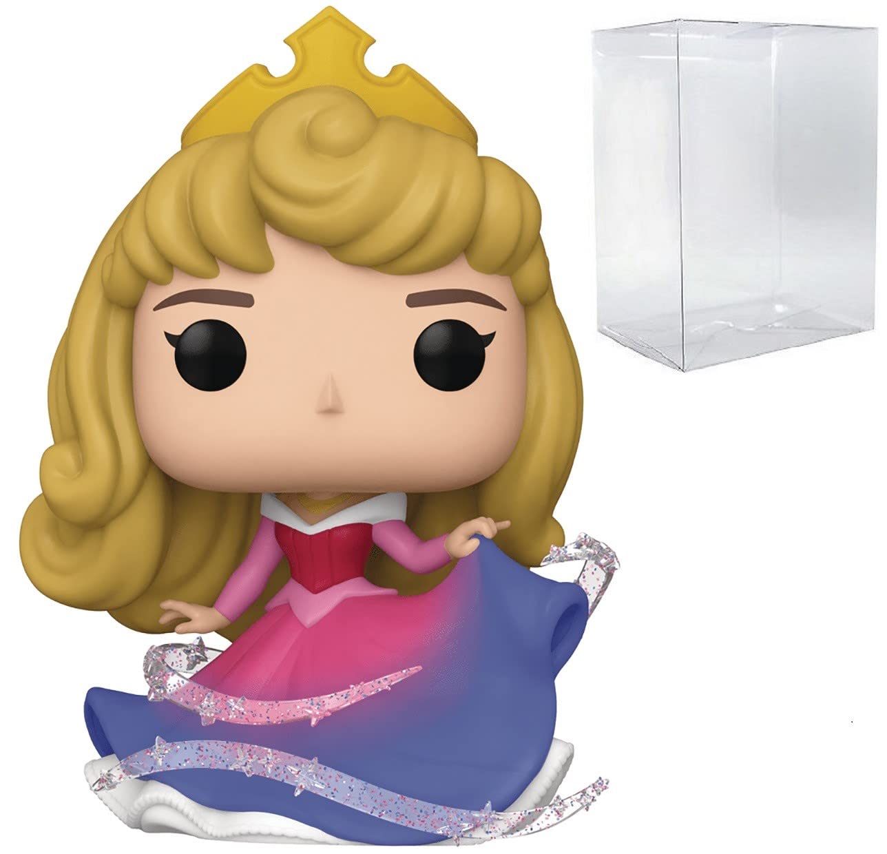 Funko Pop: POP Disney: Disney 100 - Sleeping Beauty Aurora Funko Figura de Vinilo (Bundled with Compatible Box Protector Case), Multicolor, 3.75 Pulgadas