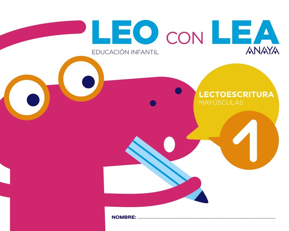 Libro: LEO CON LEA 1. Mayúsculas.