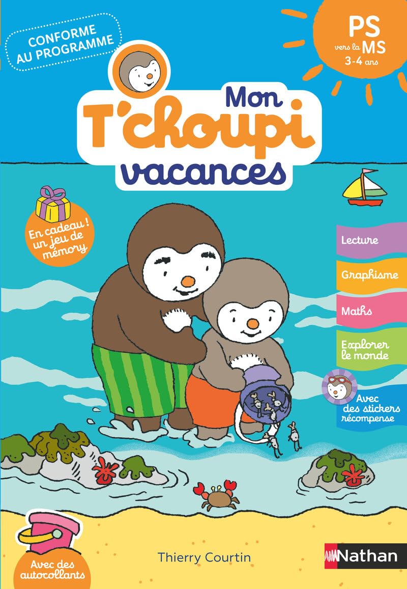 Libro: Mon T'choupi Vacances: PS vers la MS