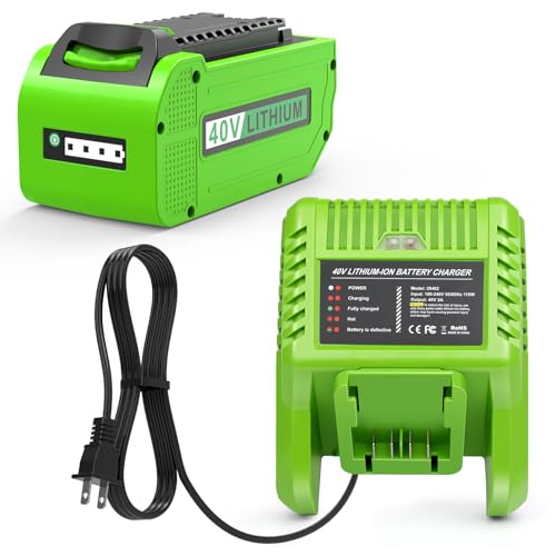 Baterías-TREE.NB-de-6.0-Ah-de-repuesto-para-baterías-Greenworks-de-40-V-y-cargador-compatibles-con-baterías-de-iones-de-litio-Greenworks-de-40-V-29472,-29462,-29252,-20202,-22262,-25312,-25322,-20642,-22272,-27062-y-21242