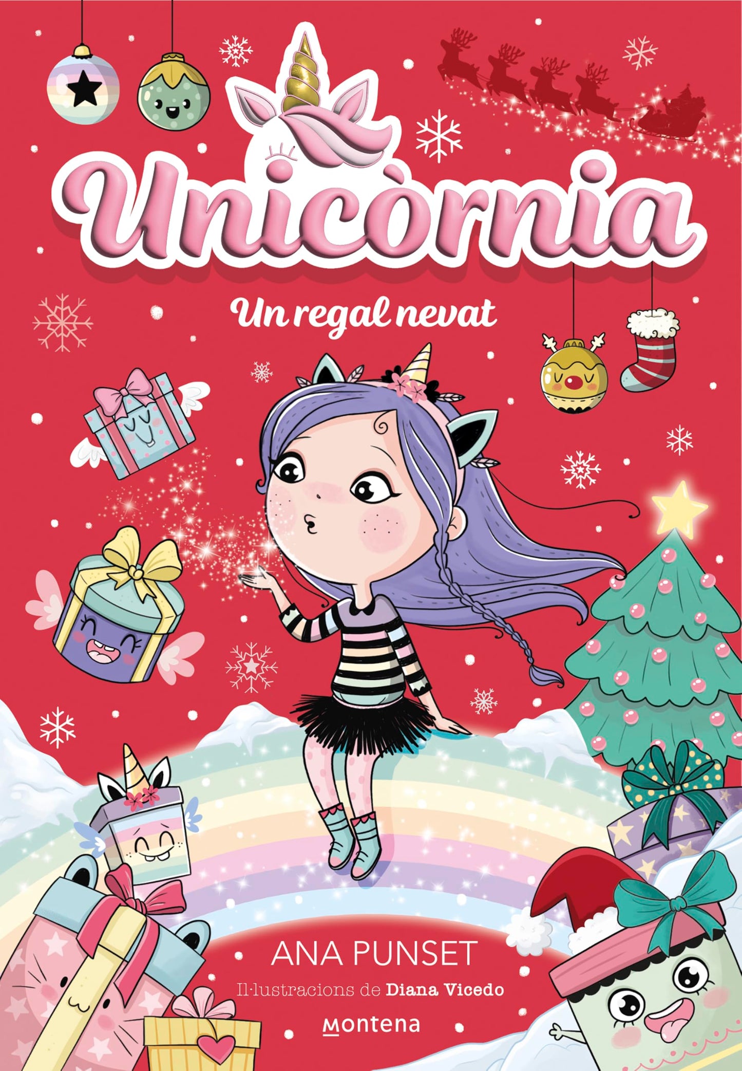 Libro: Unicòrnia 11 - Un regal nevat: Un llibre màgic amb purpurina a la coberta! (Univers Unicòrnia)