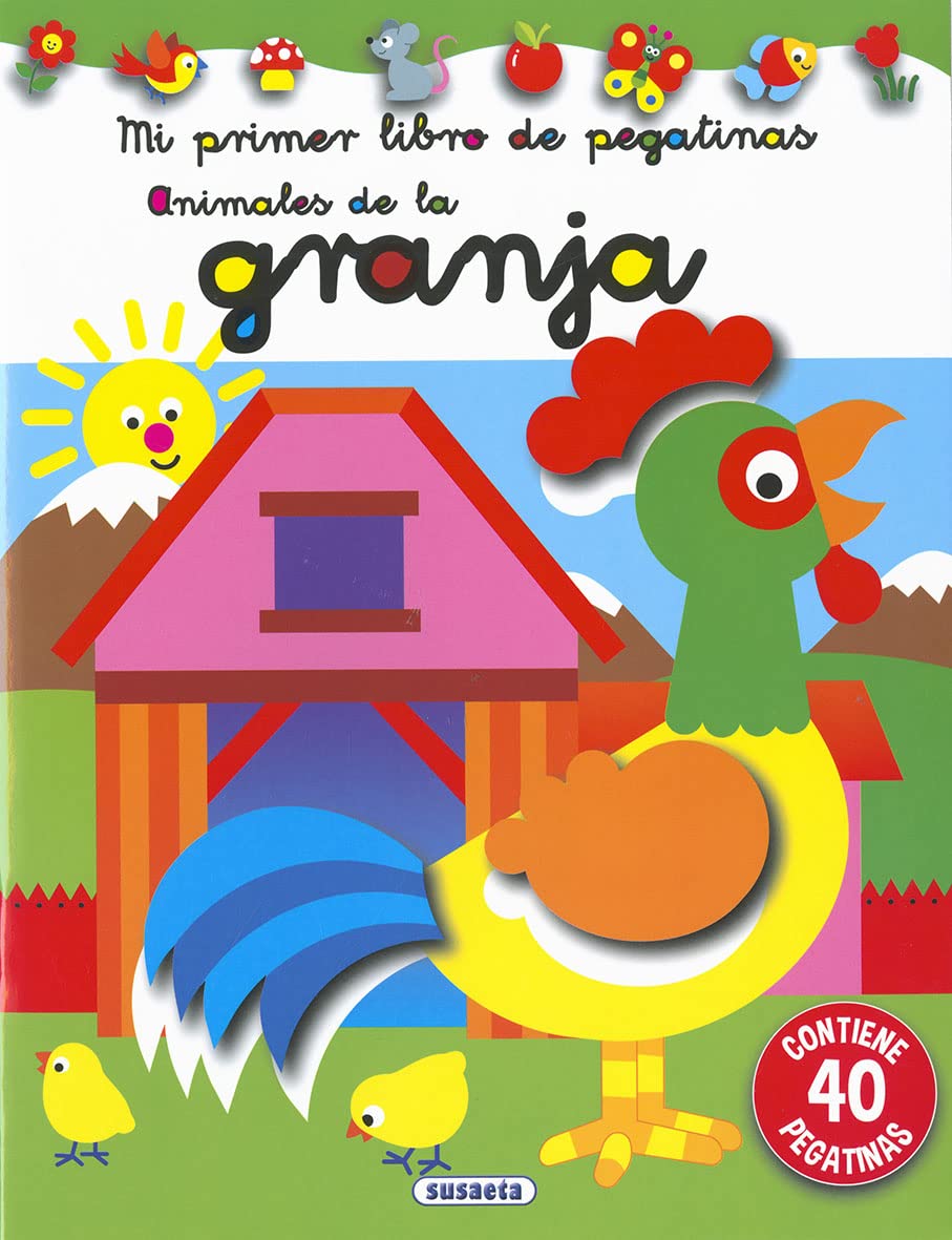 Susaeta - Animales de la granja (Mi primer libro de pegatinas)
