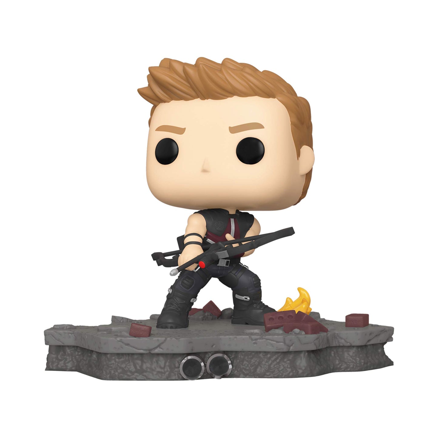 Funko Pop! Deluxe Marvel: Avengers Assemble Series - Hawkeye, Exclusivo Amazon, Figura 3 of 6