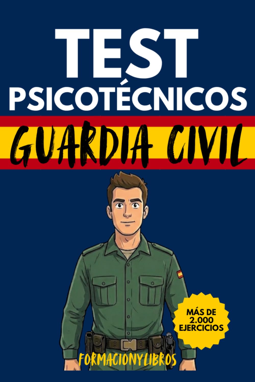 Psicotécnicos Guardia Civil: Guía completa de Entrenamiento: +2000 Ejercicios Reales, Códigos QR con Vídeos Explicativos y Trucos de Resolución. ... Numérica, Espacial, Razonamiento y Memoria.