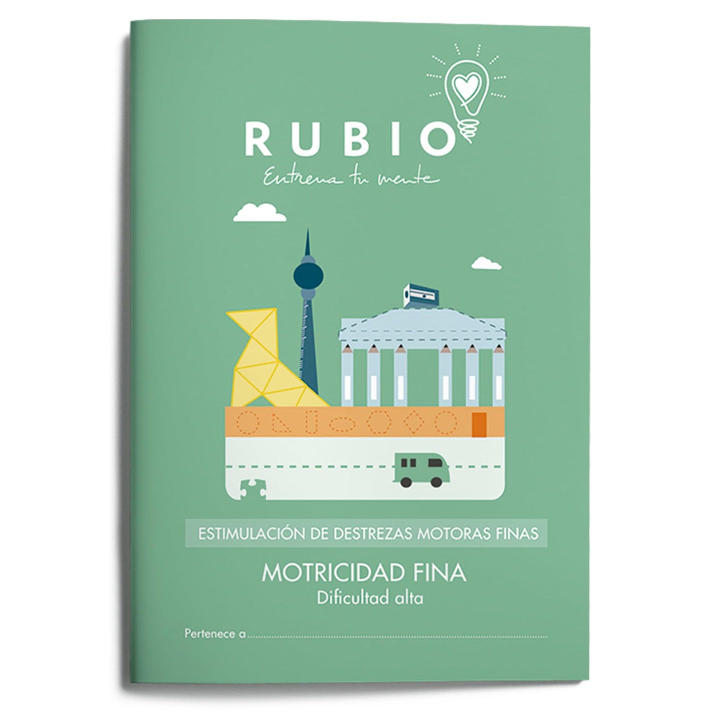 Libro: Motricidad fina - Dificultad alta | RUBIO | Estimulación de destrezas motoras finas: 3 (Estimulación de Destrezas Motoras Finas (Motricidad Fina))