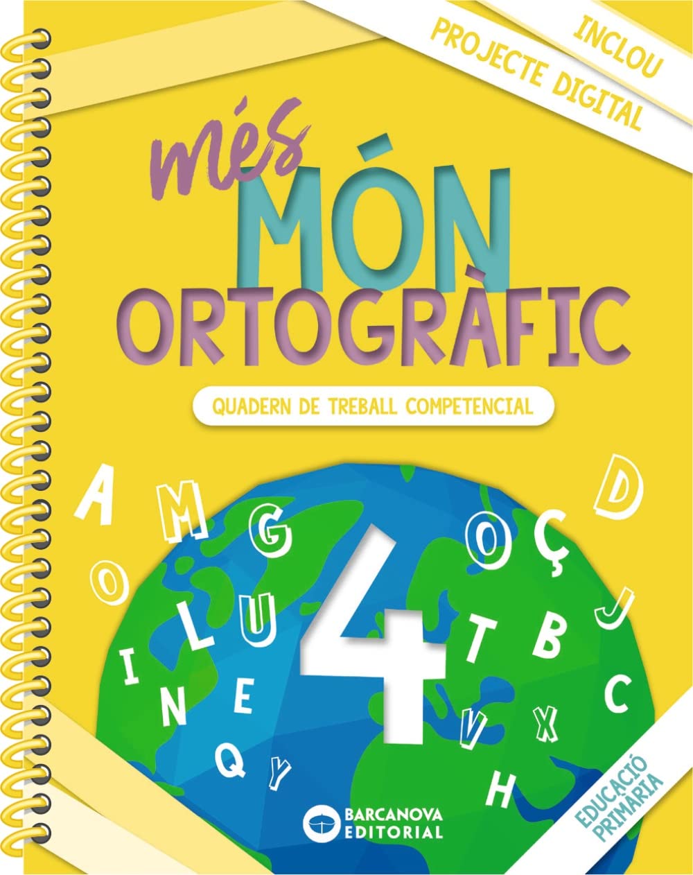 Libro: més Món ortogràfic 4: Quadern de treball de Competències bàsiques
