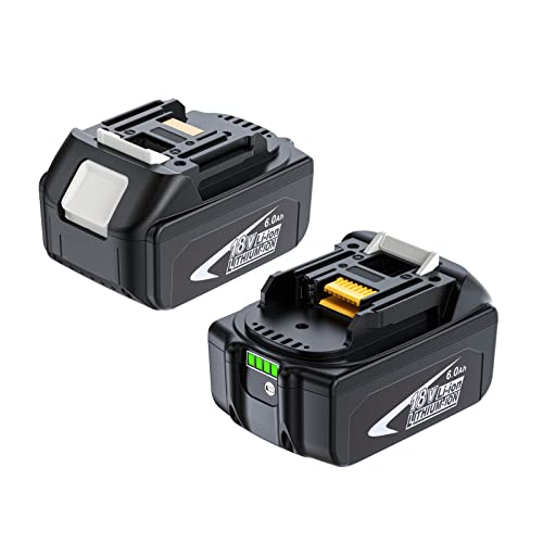 Batería-Simple-Plus+-(2-unidades)-para-Makita-de-18-V-y-6,0-Ah,-compatible-con-herramientas-eléctricas-inalámbricas-Makita-BL1860,-BL1850B,-BL1840B,-BL1830B,-BL1815B-y-LXT-400.