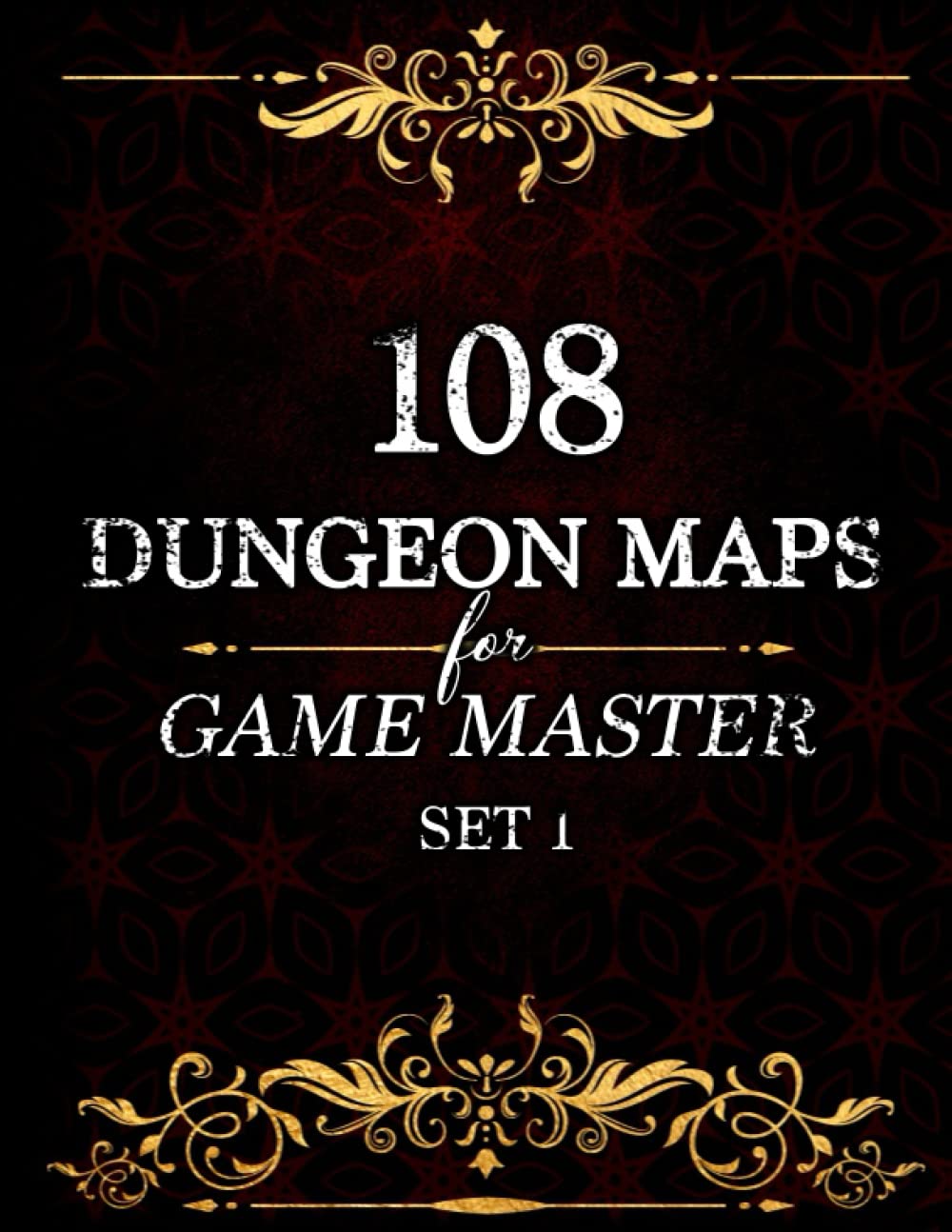 Libro: 108 Dungeon Maps for Game Master : Maps for DnD Tabletop Fantasy TTRPG Role-Playing RPG Games: DnD RPG Maps for Game Master