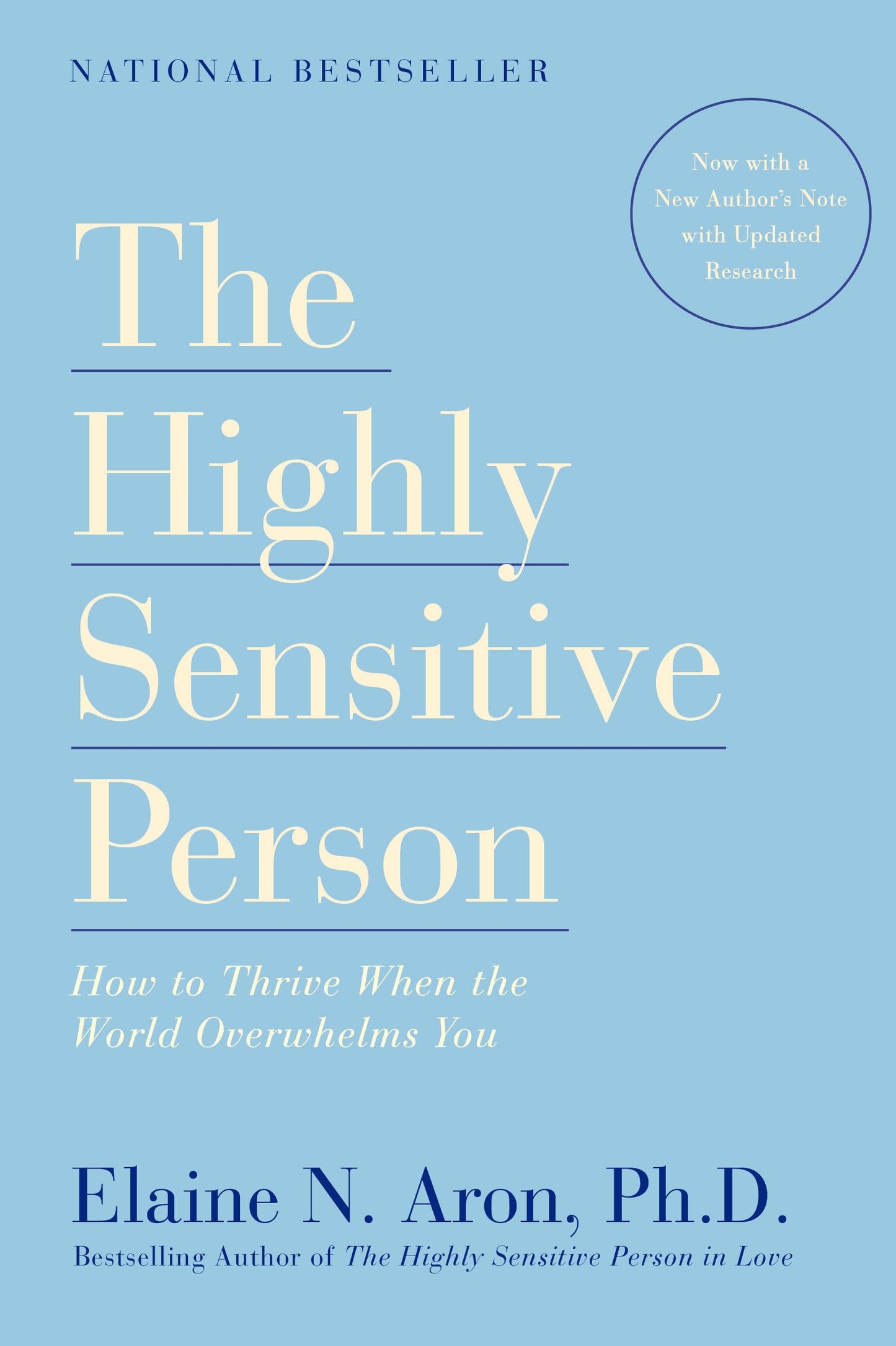 Libro: The Highly Sensitive Person: How to Thrive When the World Overwhelms You