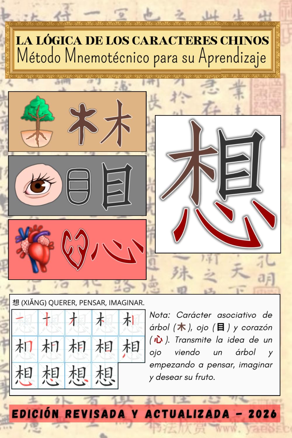 Libro: La Lógica de los Caracteres Chinos: Método Mnemotécnico para su Aprendizaje (Libros para Aprender el Idioma Chino Mandarín)