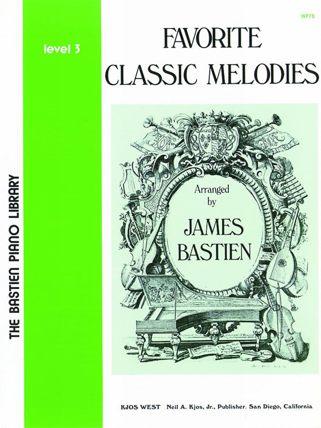 Libro: WP75 - Favorite Classic Melodies - Level 3 - Bastien