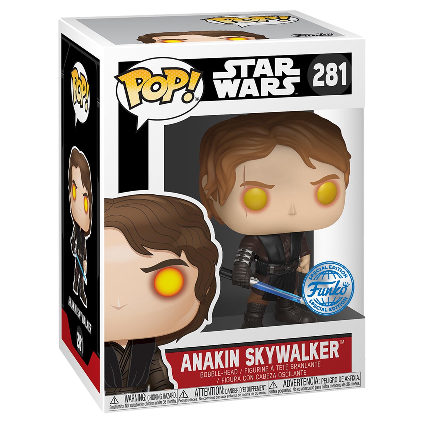 Funko Pop! Star Wars - Anakin Skywalker Dark Side Special Edition Multicolo Exclusivo #281