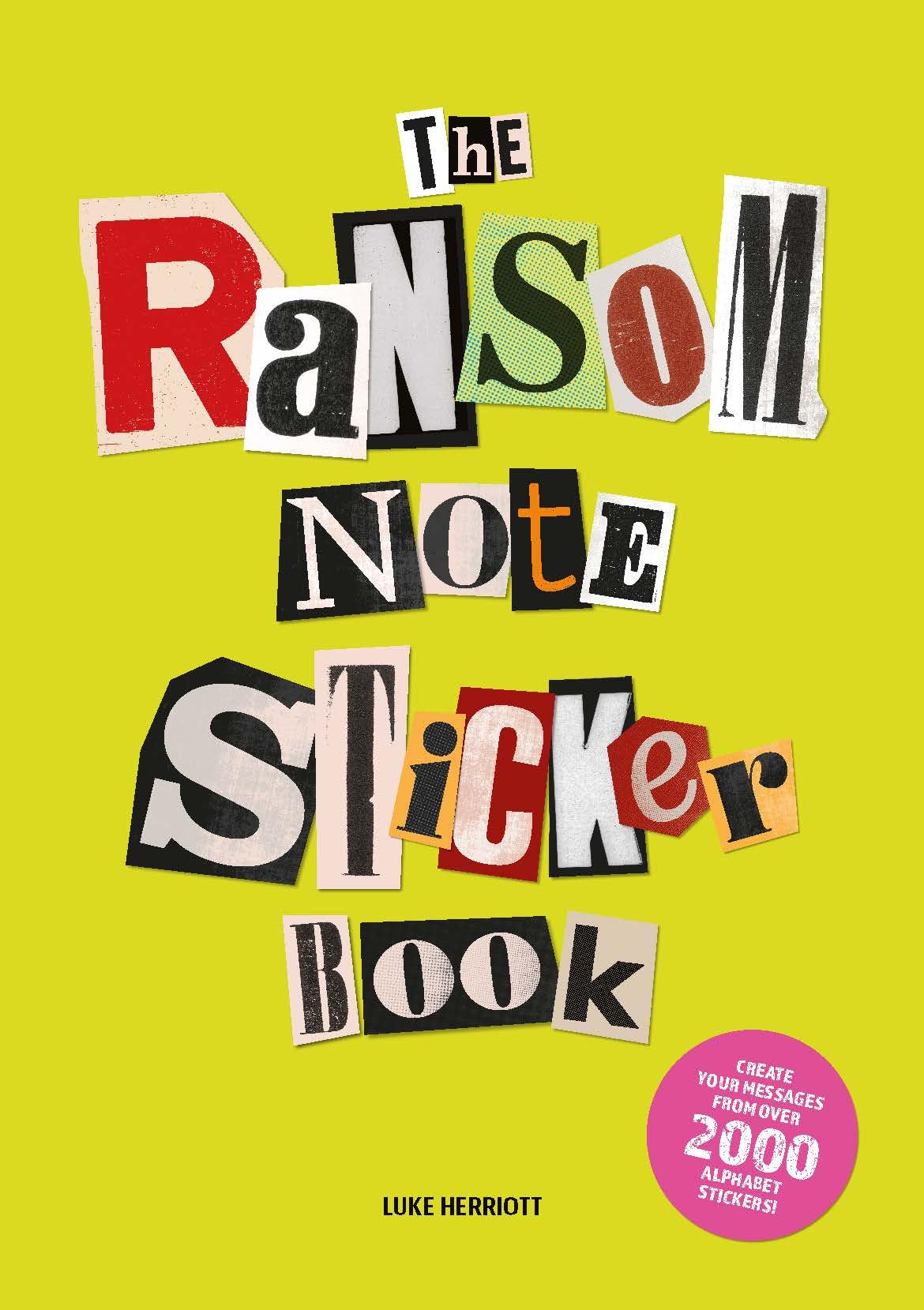 Libro: The Ransom Note Sticker Book: Thousands of letters for your anonymous messages