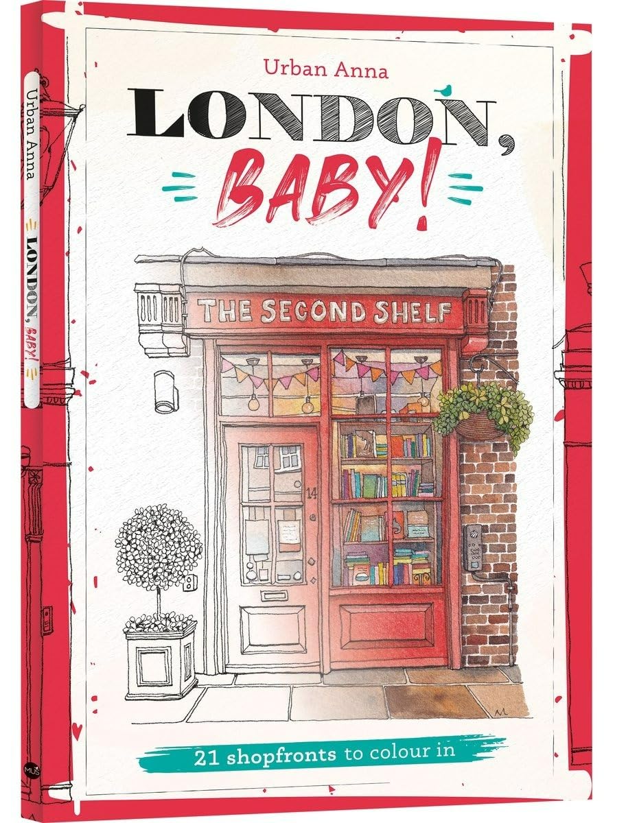 Libro: London, Baby!: 21 shopfronts to colour in