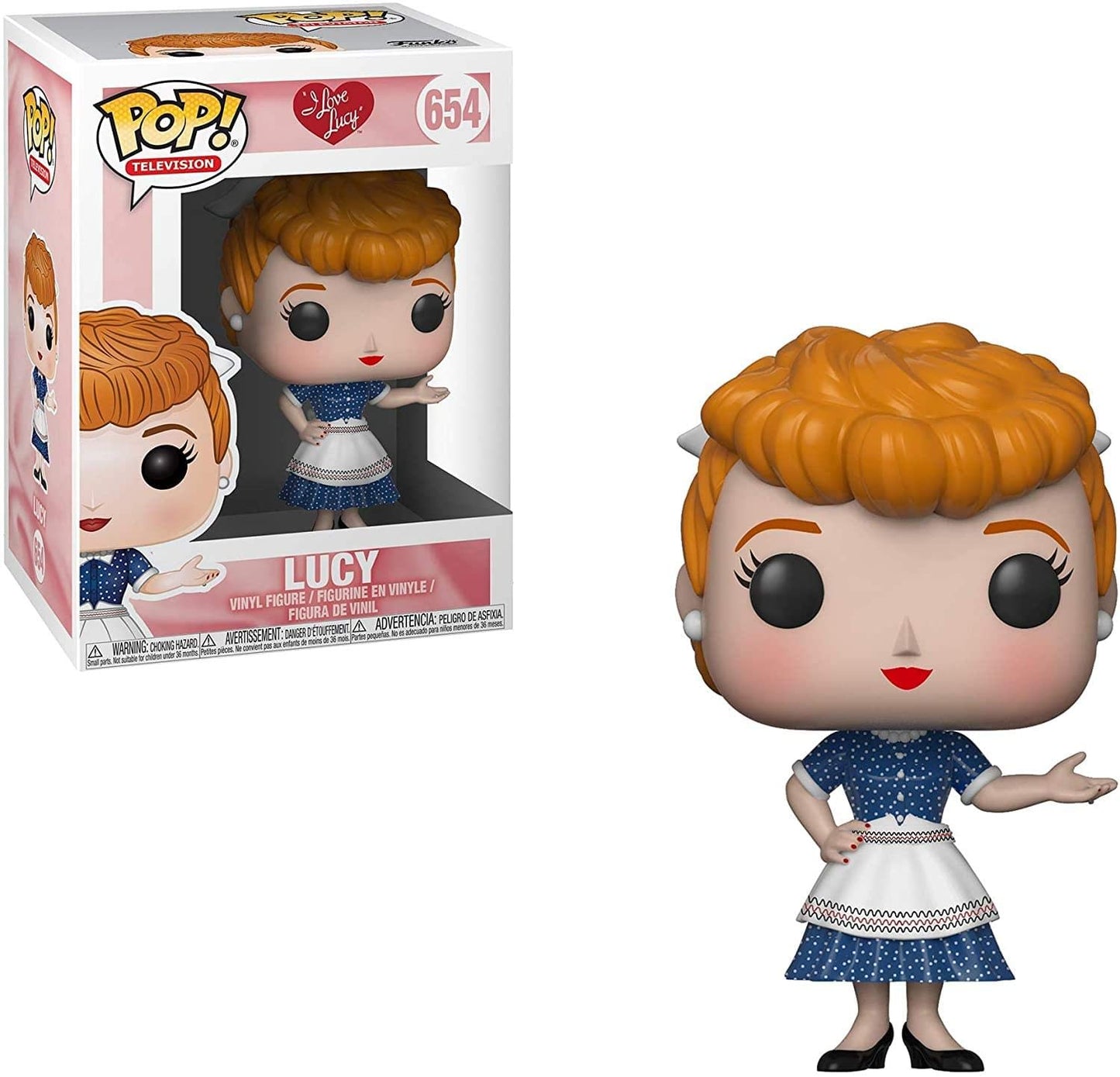 Funko Pop! Tv: I Love Lucy - Lucy Collectible Figura, Multicolor