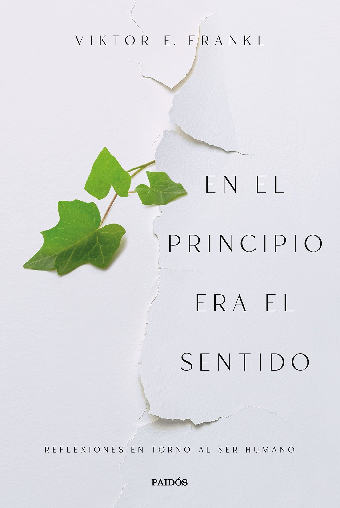 Libro: En el principio era el sentido: Reflexiones en torno al ser humano