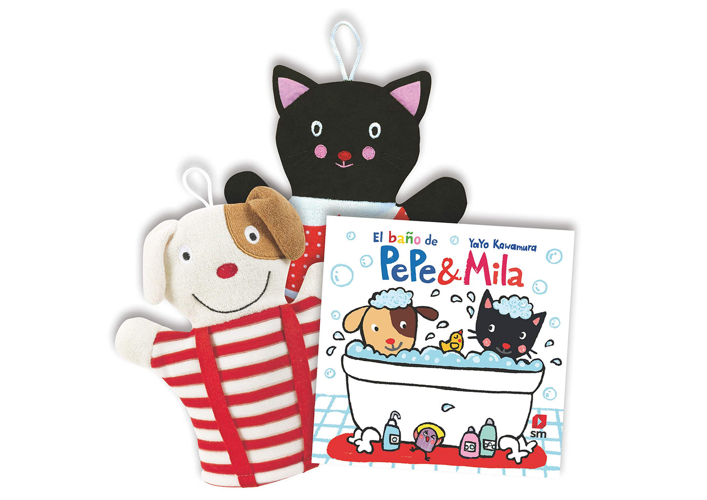 Pack de El baño de Pepe & Mila + manoplas
