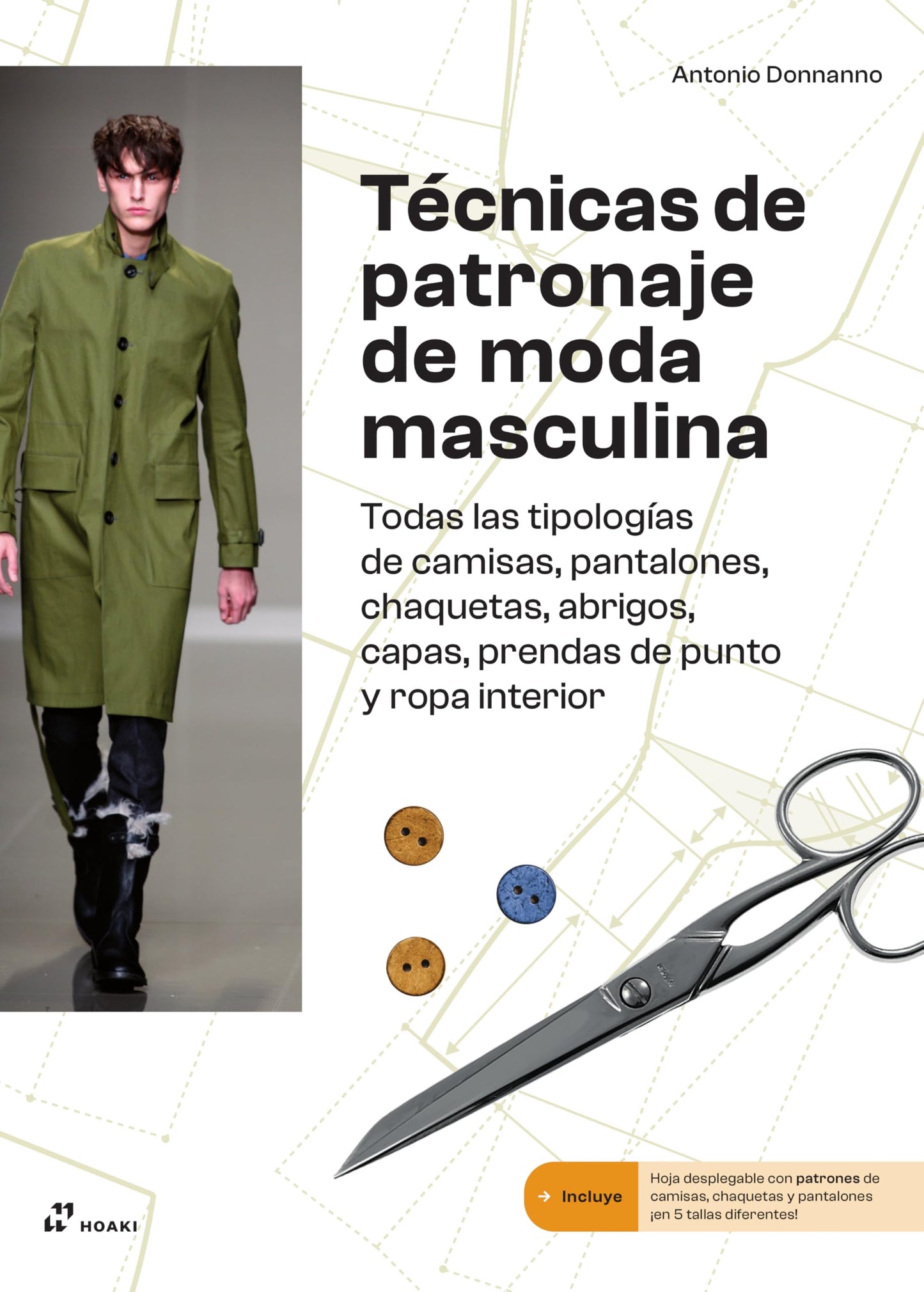 Libro: Técnicas de patronaje de moda masculina: Todas las tipologías de camisas, pantalones, chaquetas, abrigos, capas, prendas de punto y ropa interior. (DISE?O)