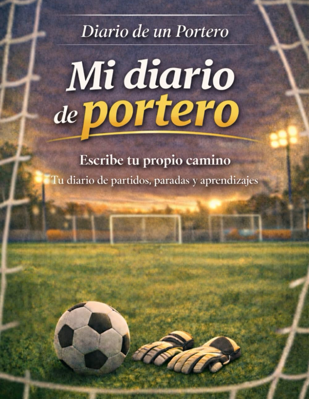 Libro: Mi diario de portero: Diario de fútbol para jóvenes porteros: entrenamientos, partidos y aprendizajes durante la temporada (Diario de un portero)