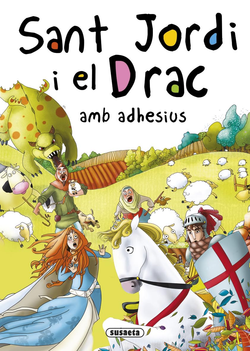 Libro: Sant Jordi i el Drac amb adhesius